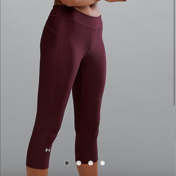 under armour burgundy leggings